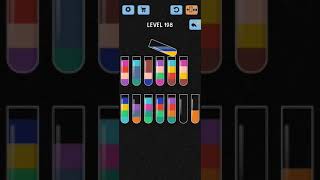 Water Color Sort Level 198 Walkthrough Solution iOSAndroid [upl. by Mauchi]