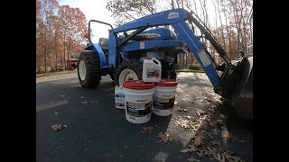 How To Change Hydraulic Oil On New Holland TC30 [upl. by Maiocco126]