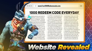 Free Redeem Code Website Revealed 🔥🤘 [upl. by Mahalia86]