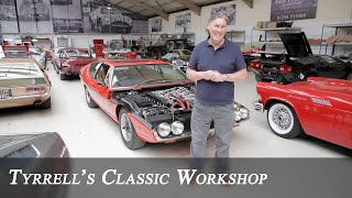 Harrys Lamborghini Espada  First Road Test for the V12  Tyrrells Classic Workshop  Episode [upl. by Hnamik282]