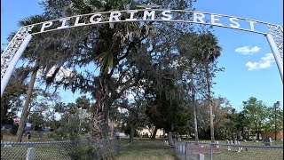 Pilgrims Rest Cemetery Ormond Beach Florida [upl. by Christoper]