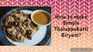 How to make Thalappakatti Mutton Biryani  Biryani RecipeDIYwithJAZZ [upl. by Akehsay274]