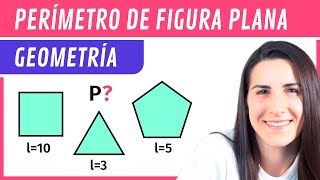 Cómo calcular el PERÍMETRO 🔲 Figuras Planas [upl. by Ayrotal]