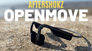 Aftershokz Openmove Bone Conduction Headphones Review  Best Headphones for Running [upl. by Bernj642]