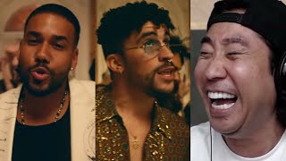 Coreano reacciona a Aventura Bad Bunny 😂 Volví [upl. by Graf]