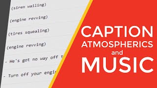 Captioning Atmospherics and Music  Revver HQ [upl. by Eelyr]