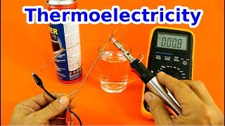 Thermoelectricity Seebeck and Peltier Effect Electricity Generation from Heat [upl. by Amalee]