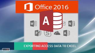 Exporting Tables Queries and Reports from Access to Excel in Access 2016 [upl. by Nahtnoj]