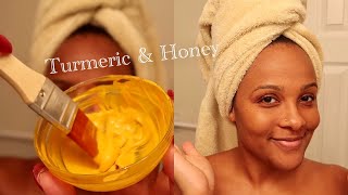 DIY Turmeric Face Mask for Hyperpigmentation amp Acne Scars ✨ [upl. by Ivatts]