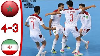 Morocco 4  3 Iran  Final Continental Championship  16092022 [upl. by Holly343]