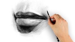 How to Draw Lips  Step by Step [upl. by Arrekahs]