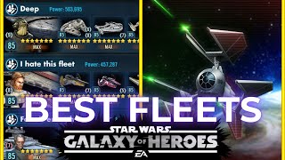 Top Ten Fleets Ranked in SWGOH [upl. by Ludovick844]