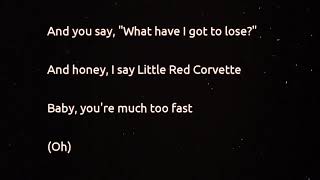 Prince  Little Red Corvette lyrics [upl. by Kermit]