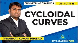 Engineering Graphics  Cycloidal Curves Lecture 15 [upl. by Bride]