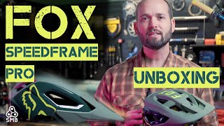 Fox Speedframe Pro Unboxing  MTB Helmet Overview [upl. by Inttirb415]