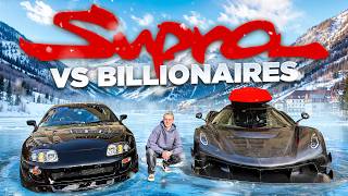 1000HP Supra terrorizing Billionaires Hypercarmeet in Switzerland [upl. by Letnahc]