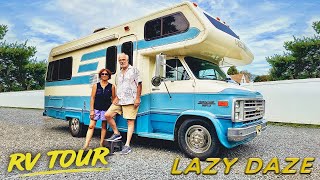 CLASSIC CAMPER TOUR  1990s Retro Class C Motorhome RV  Lazy Daze [upl. by Gen]