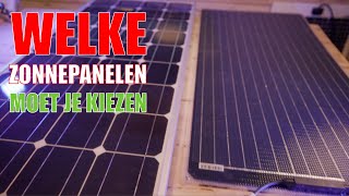 WELKE ZONNEPANELEN moet je kiezen op de camper  Campingtrend [upl. by Valda]