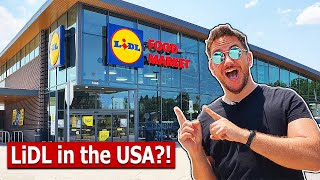 My German Husband Shops at LIDL in the USA [upl. by Ahseen]