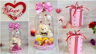 3 Manualidades Para SAN VALENTIN  Diy ValentineS Day  Decoraciones para el 14 de febrero [upl. by Odnarb]