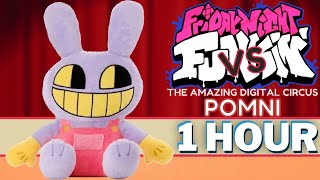 DIGITALIZING  FNF 1 HOUR SONG Perfect Loop Vs Pomni the Plush I The Amazing Digital Circus Pilot [upl. by Ecire841]