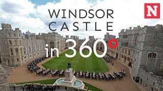 Windsor Castle 360° Video Of The British Royal Family Home [upl. by Ennoved736]