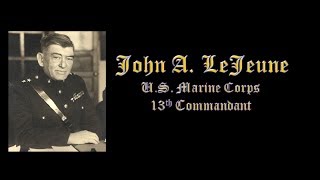 Marine Corps Birthday Message  John A LeJeune 1921 [upl. by Rysler790]