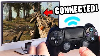 How to Connect PS4 Controller to PC  Laptop Easy Method [upl. by Znerol194]