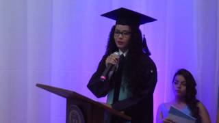 Discurso emotivo de graduación Lucy Pérez [upl. by Ellison]