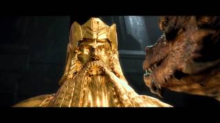 The Hobbit Desolation of Smaug  final scene HD 1080p [upl. by Ahseia574]