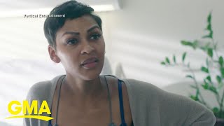 Meagan Good Talks KanyeDrake quotAnchormanquot Scenes [upl. by Ellasal]