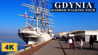 POLAND  GDYNIA  WALK AROUND HARBOR 4K [upl. by Debora]