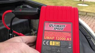 Ultimate Speed 2 in 1 Jump Starter with Power Bank Lidl [upl. by Sibie]