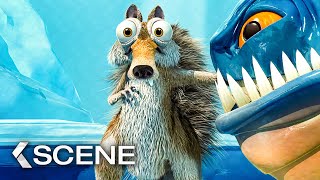 Scrat vs Piranhas Fight Movie Clip  Ice Age 2 2006 [upl. by Ellebanna]