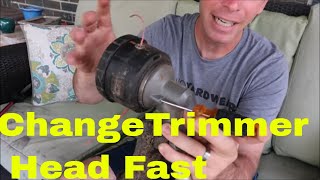 How to Replace a String Trimmer Head [upl. by Adnohrahs]