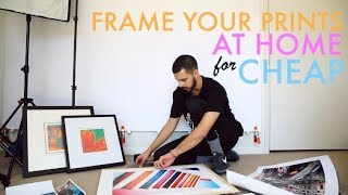 How to CHEAPLY setup print and FRAME your pictures [upl. by Esiahc]