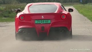 Ferrari F12 Berlinetta  FULL THROTTLE Accelerations [upl. by Nnylaehs]