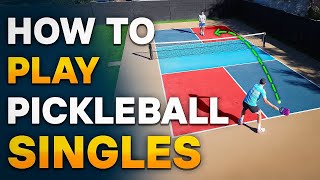 Pickleball SINGLES Rules Breakdown [upl. by Elay]