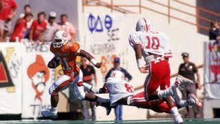 Classic Tailback  Barry Sanders Oklahoma St Highlights [upl. by Avirt334]