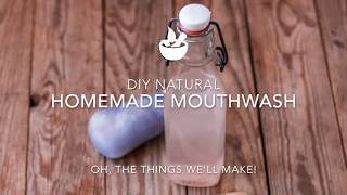 Natural DIY Mouthwash A dentists recipe [upl. by Ijat]