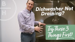 Dishwasher not Draining  Easy Fix [upl. by Sej]