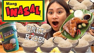 MANG INASAL MUKBANG  UNLI RICE CHALLENGE PHILIPPINES [upl. by Eal]