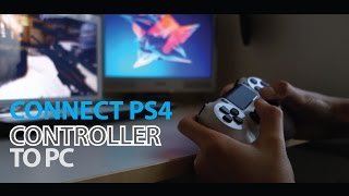 Connect PS4 Controller to PC  Windows XPVista78 [upl. by Bluhm]