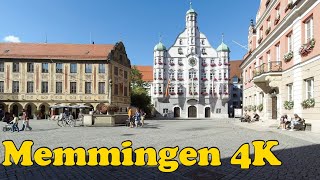 Memmingen Germany Walking tour 4K [upl. by Ennoid]