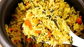 Vegetable Biryani in Rice Cooker Recipe [upl. by Aldous31]