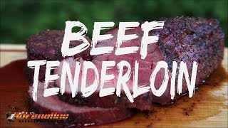 Reverse Sear Beef Tenderloin Recipe  How to cook Chateaubriand with Slow N Sear [upl. by Imugem]