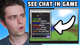 How to See Your Chat While Streaming With OBS Studio [upl. by Orman]