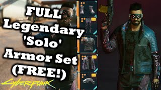 Cyberpunk 2077 FULL Legendary Solo Armor Set  Free Legendary Armor  All Locations Covered [upl. by Altaf]