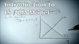 Introduction to IS LM model [upl. by Llewol]