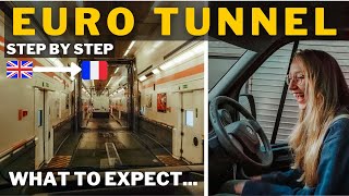 The Euro Tunnel  Step By Step Drive Through  WHAT TO EXPECT [upl. by Lightman]